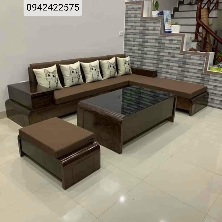 Sofa Gỗ Phòng Khách Cao Cấp SFTT16